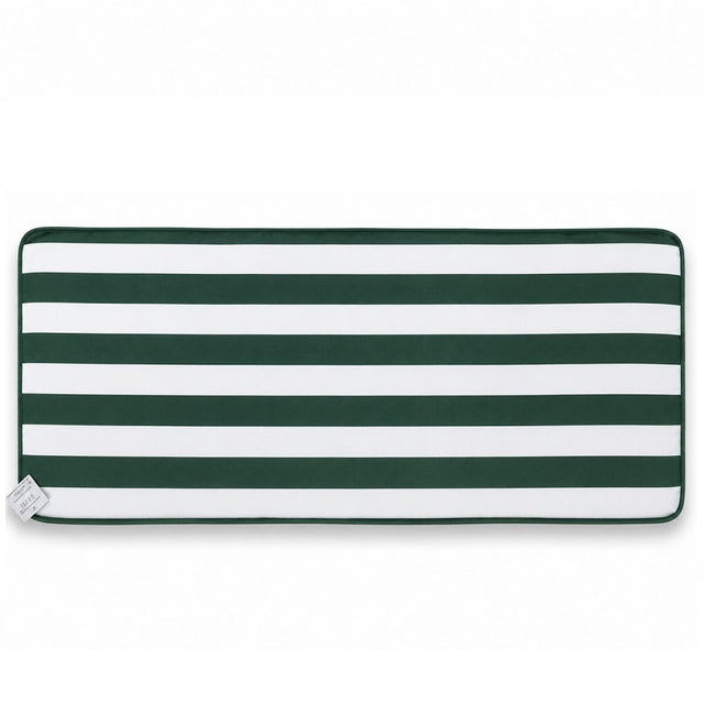 mirada home cuscino panca triadi 110x45x4 cm bianco e verde ean 8051944712469