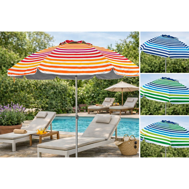 mirada ombrellone spiaggia baltico 220 cm assortito ean 8051944714210