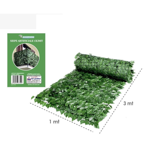 mirada rotolo siepe sintetica artificiale 1x3m ean 8050038437400