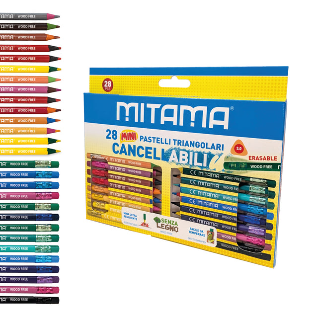 mitama pastelli mitama mini triangolari cancellabili 28 pz ean 8026624638803