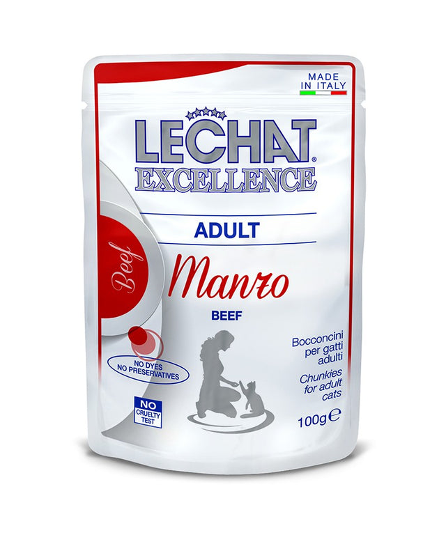 monge blister lechat excellence 100gr adult manzo monge ean 8009470061780