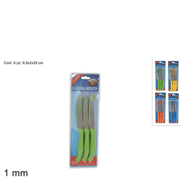 nbr coltello da bistecca set 6 pezzi ean 8034048410738
