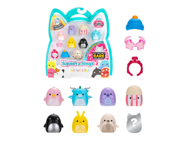 nbr squish a longs pack 8 personaggi e 2 accessori ean 8059571751899