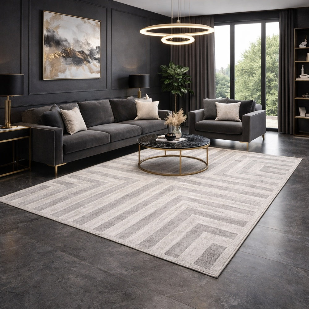 nbr tappeto castro grigio croce 150x220 cm ean 9972016923103