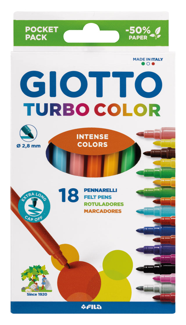 nbr turbocolor 18pz lavabile f073400 ean 8000825007538