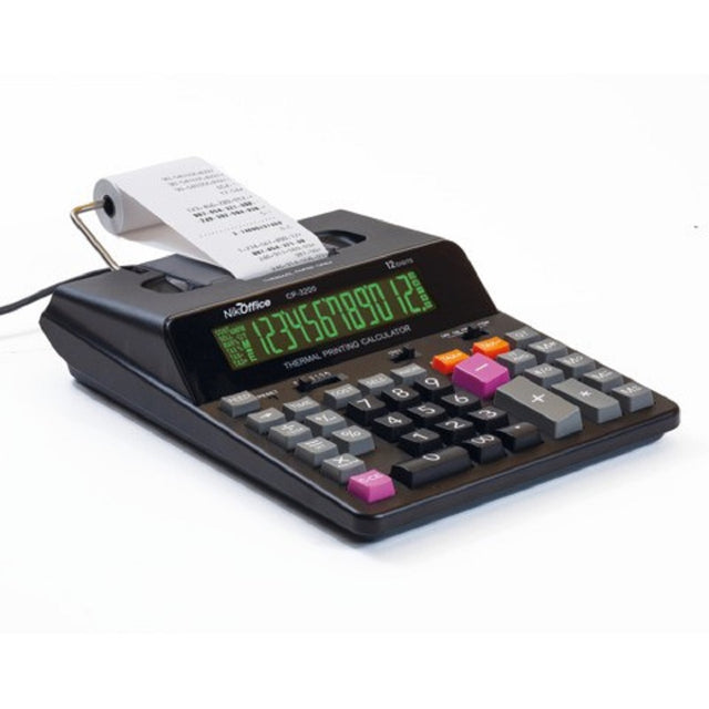 nikoffice calcolatrice da tavolo scrivente termica 57 mm ean 8051818067060