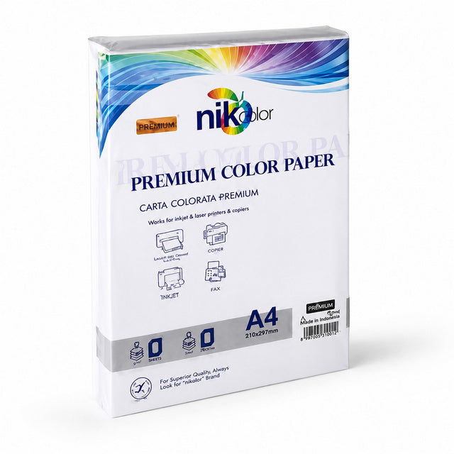 nikoffice carta fotocopie a4 125 fogli 160 g bianca ean 8033593058853