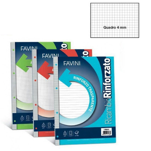null ricambi a4 rinforzati 40fg 80gr 4mm ean 8007057231366