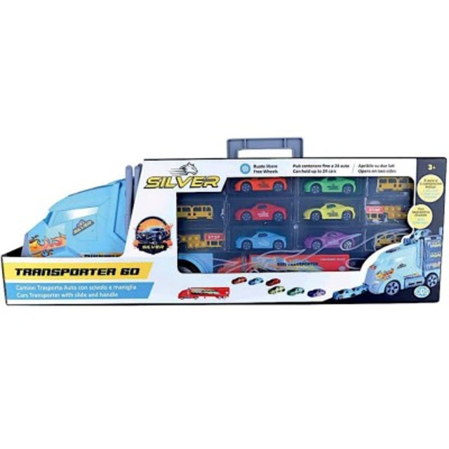ods camion valigetta silver 60cm con 60 macchine ean 8017293414447