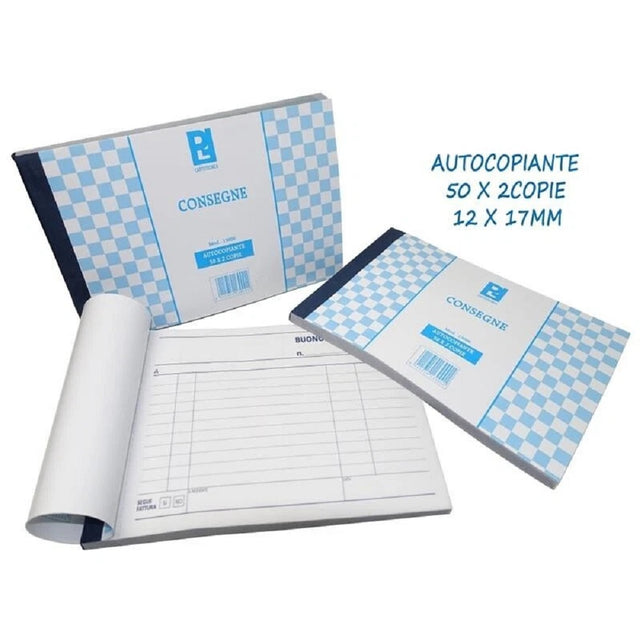 picarta fabrianese blocco consegne ddt x 2 copie formato 12x17 cm ean 8011919130001