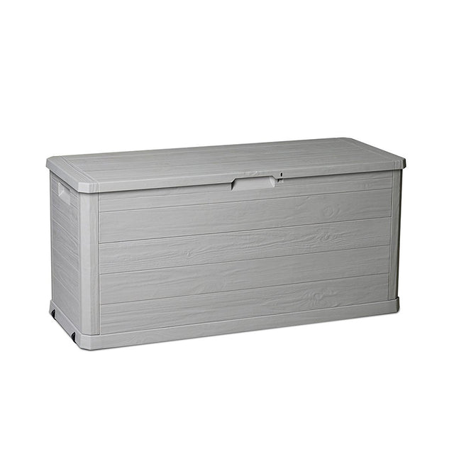 plastmeccanica baule woodys line in resina grigio 117x45x56cm ean 8009371903059
