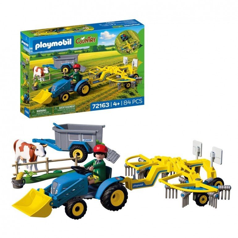 playmobil trattore piccolo con raccoglitore del fieno ean 4008789721631