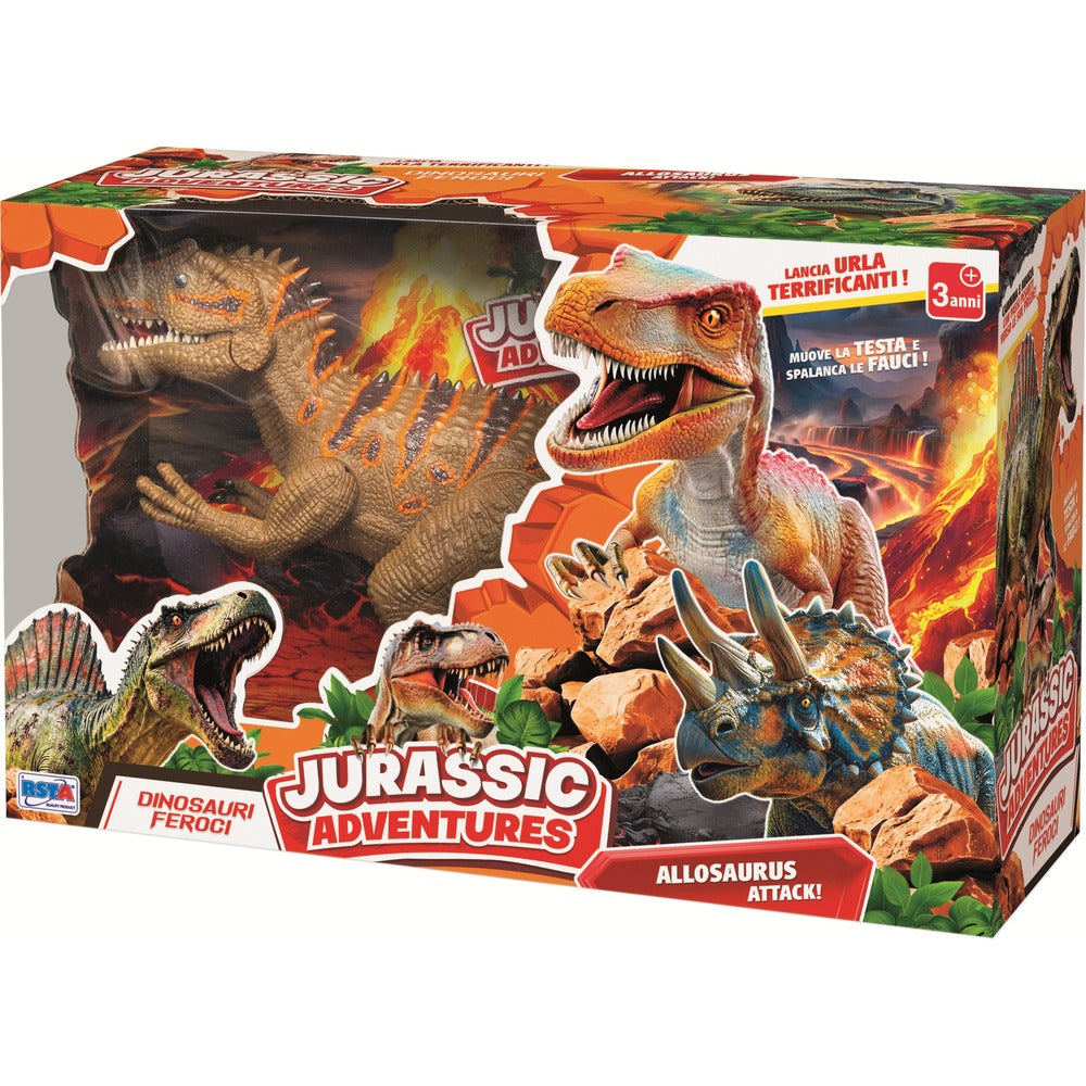 ronchi allosauro luci e suoni jurassic adventures ean 8004817123510
