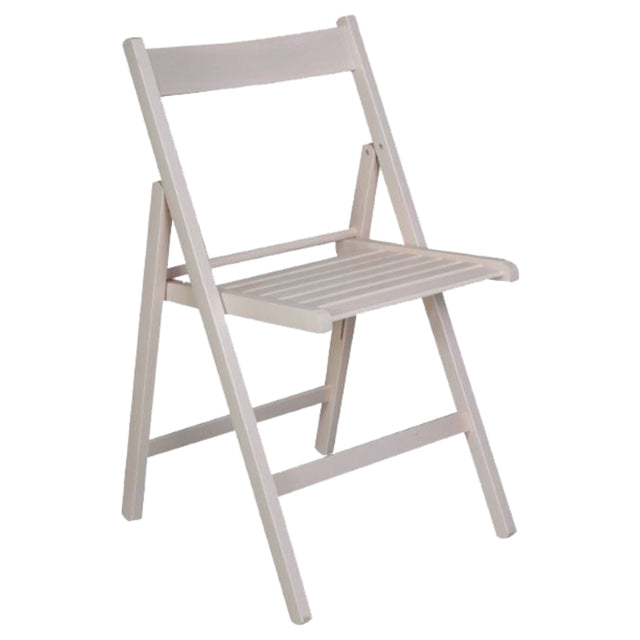 sal mar sedia liberty pieghevole in faggio bianco ean 8051886471387