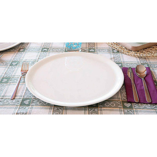 SATURNIA Napoli Piatto Pizza Cm 33 Bianco - Confezione Da 6 Pezzi Su