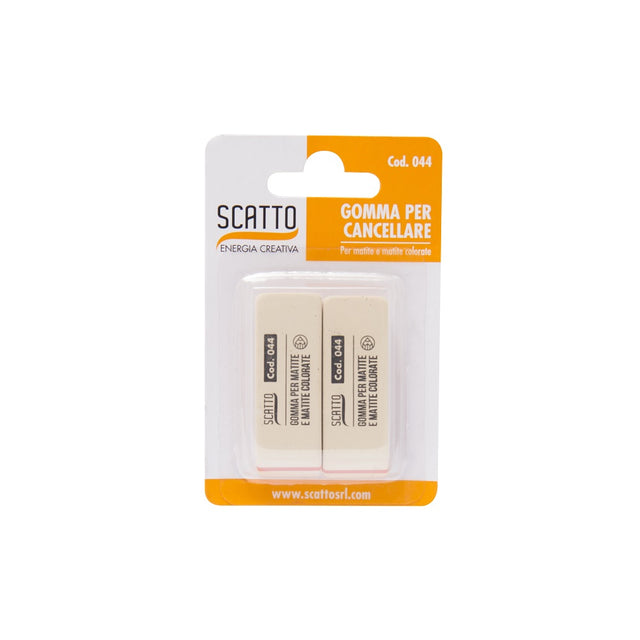 scatto blister 2 pezzi gomma naturale bianca 044 scatto ean 8027217010136