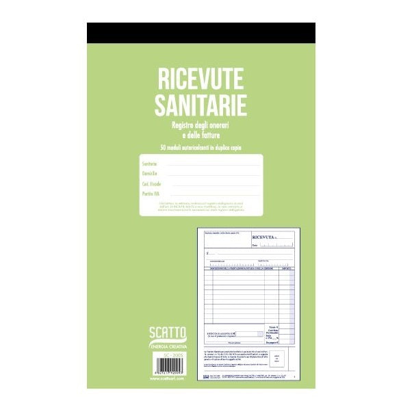 scatto blocco ricevute sanitarie sc 2005 scatto ean 8027217962053