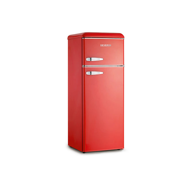 severin frigo retro rosso doppiaporta ce e ean 4008146028137