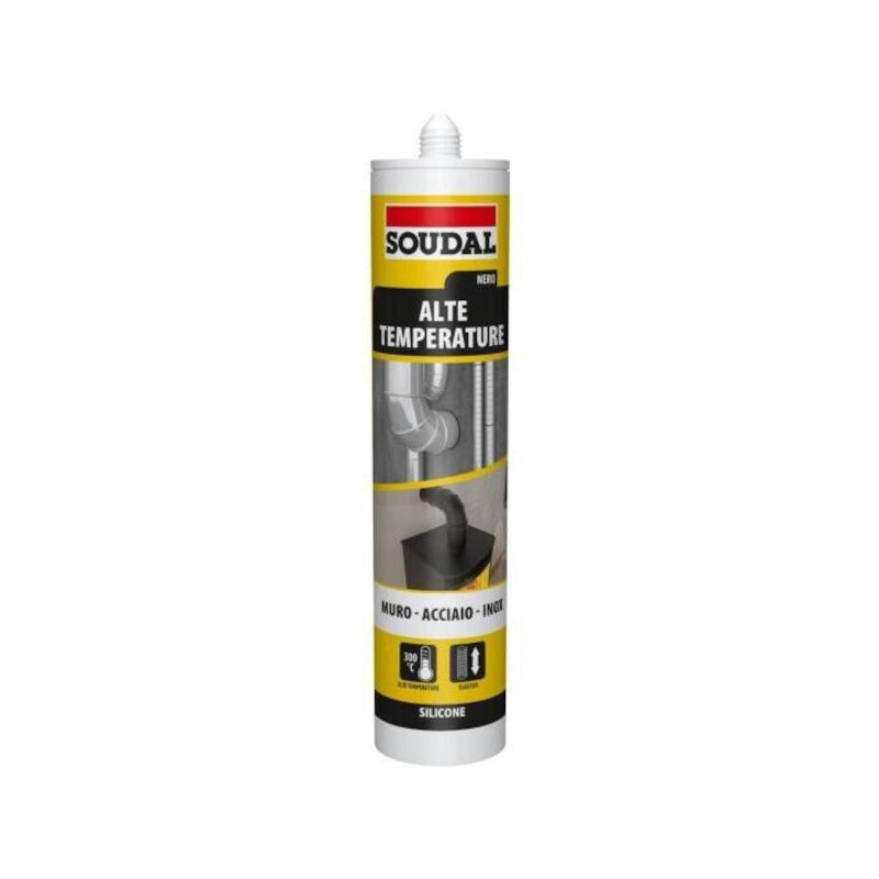 soudal silicone soudal alte temperature nero 310ml ean 5411183187597