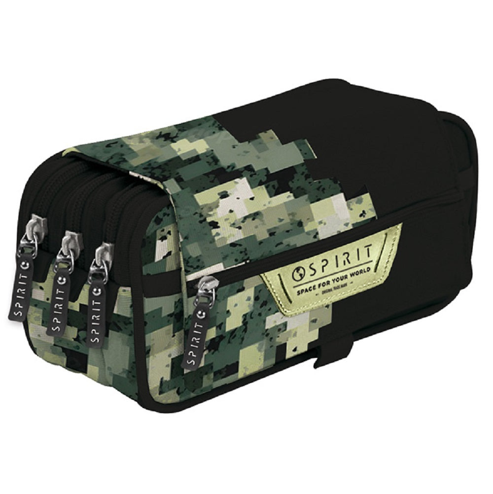 spirit astuccio a bustina 3 zip spirit city pixel ean 8059606167886