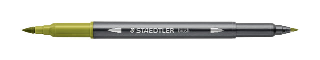 staedtler penna acquerellabile doppia punta verde oliva ean 4007817107768