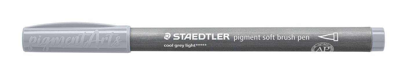 staedtler penna pigment soft brush grigio freddo chiaro ean 4007817098745