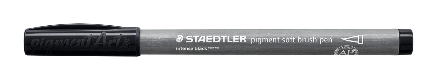 staedtler penna pigment soft brush nero intenso ean 4007817098875