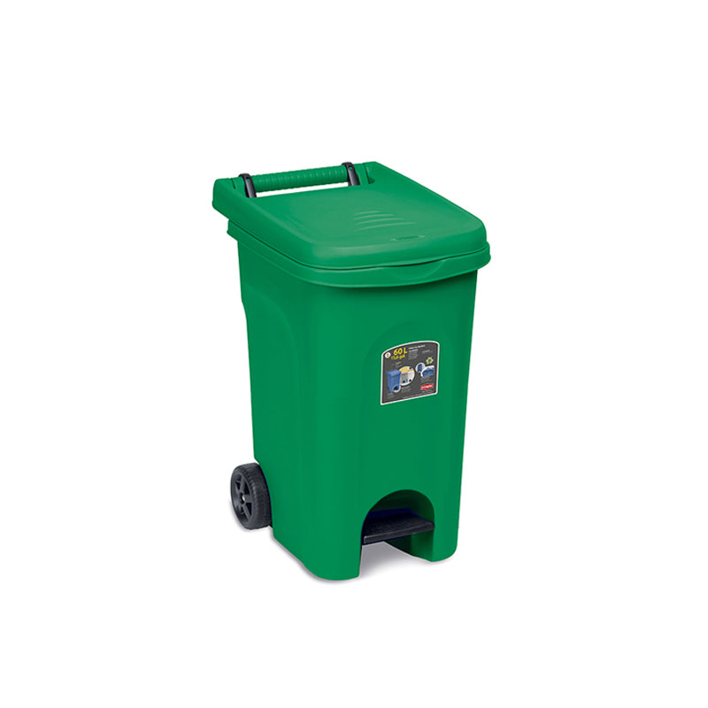 stefanplast bidone 60lt urban eco system verde ean 8003507258020