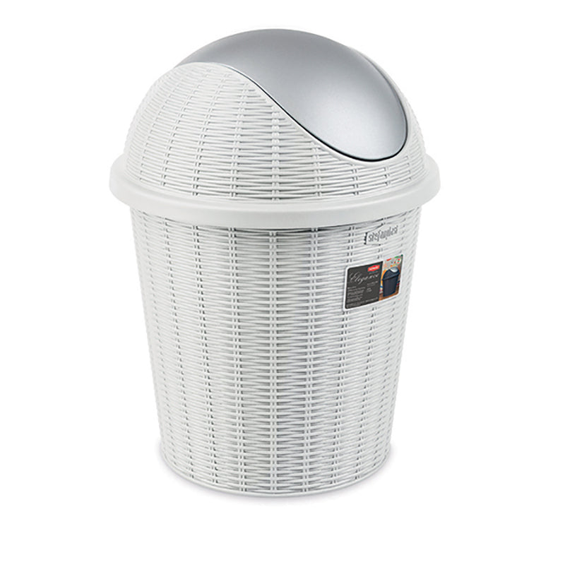 immagine-1-stefanplast-pattumiera-basculante-elegance-10l-bianca-ean-8003507298002