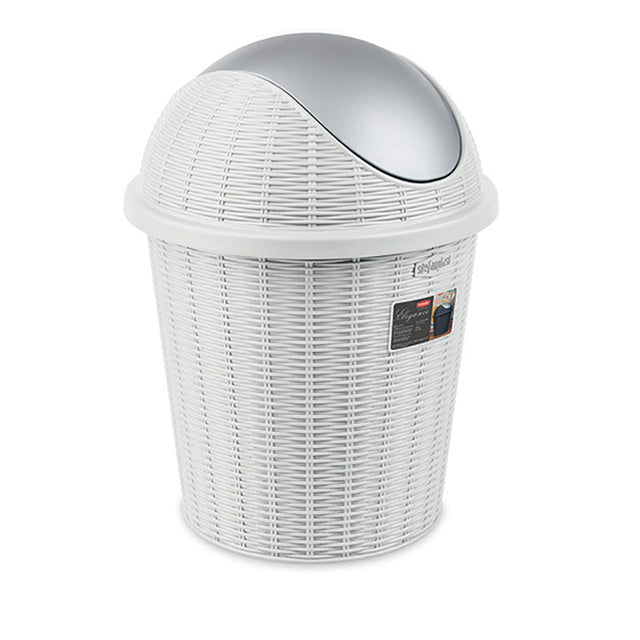 immagine-1-stefanplast-pattumiera-basculante-elegance-10l-bianca-ean-8003507298002