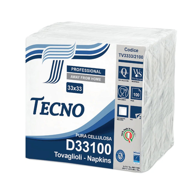 tecno tovaglioli tecno 2 veli 100pz ean 8059973550700