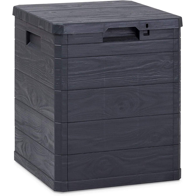 toomax baule woodys in resina antracite 425x44x50 cm ean 8009371017329