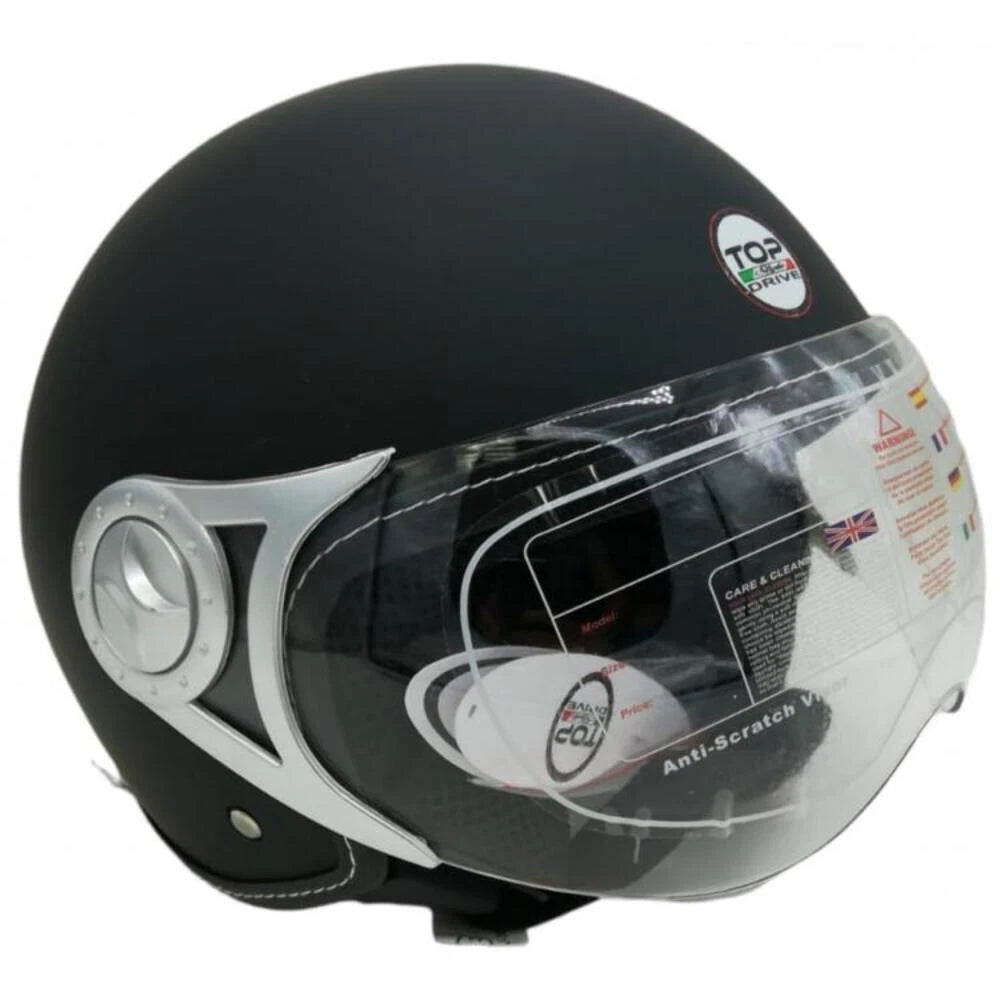 top drive casco sirio nero matt tg s ean 8058776887570