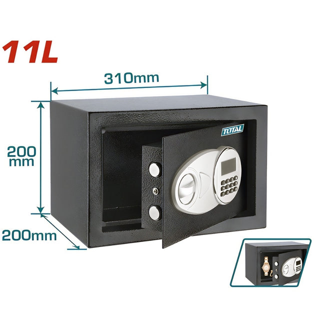 total cassaforte digitale total 11 lt ean 6941639884309