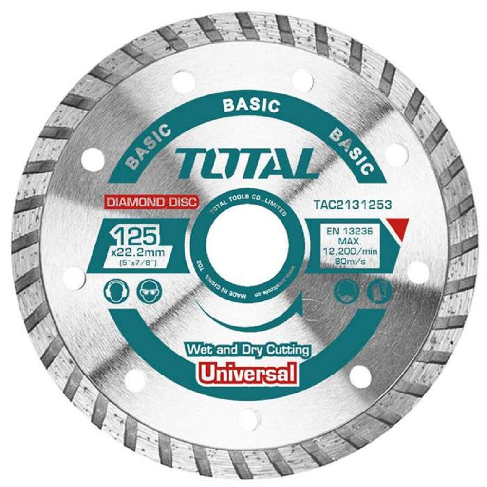 total disco diamantato turbo universale 125 mm ean 6925582161366