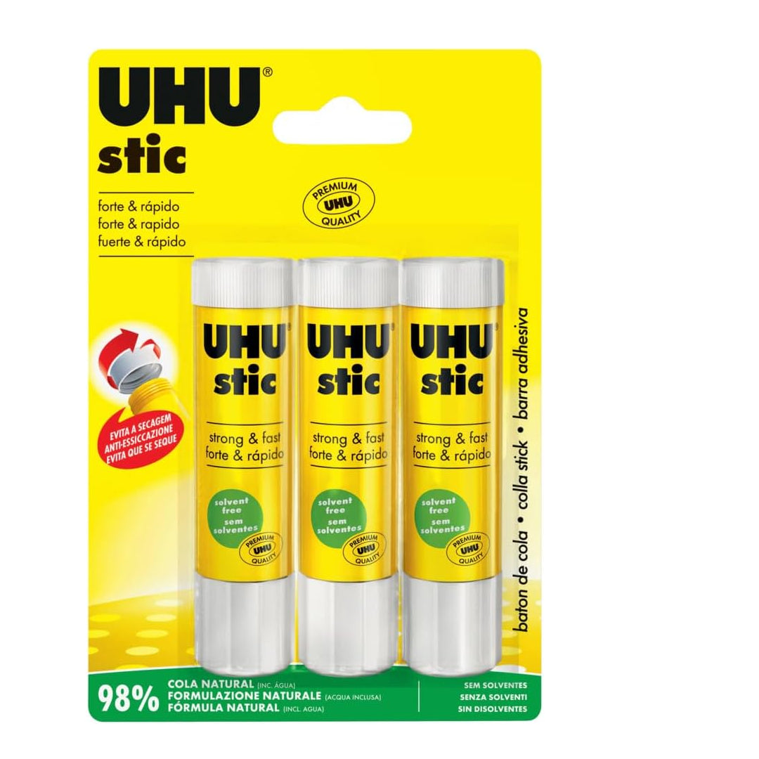 uhu bostick uhu colla stick 3pz da 21gr d1127 ean 4026700355208