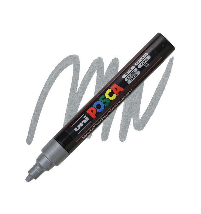 uniposca marcatore uni posca punta media argento ean 4902778916278