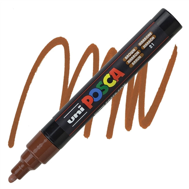 uniposca marcatore uni posca punta media marrone ean 4902778916155