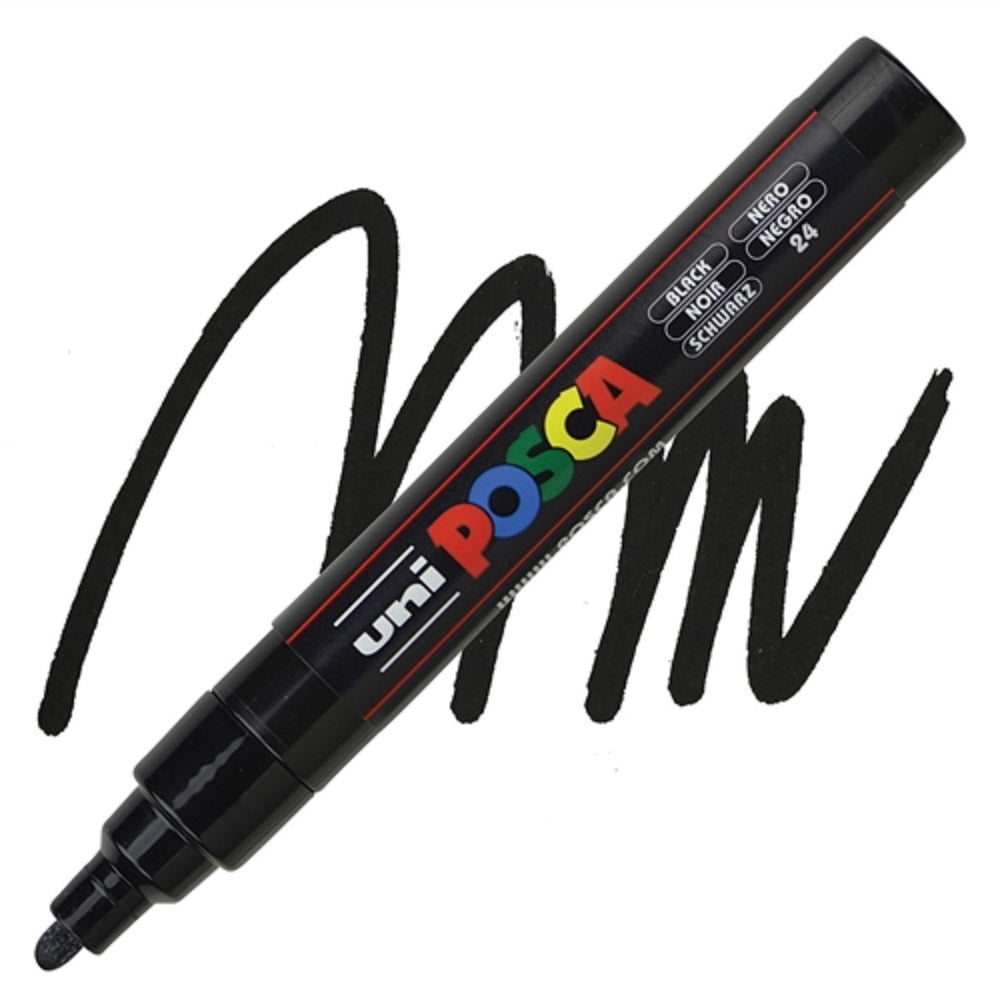 uniposca marcatore uni posca punta media nero ean 4902778916117