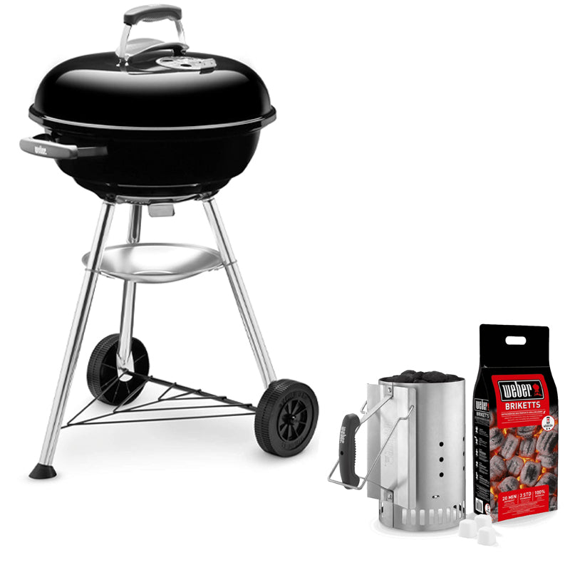 weber barbecue weber 47 cm briquettes accenditore ean 5420030250742