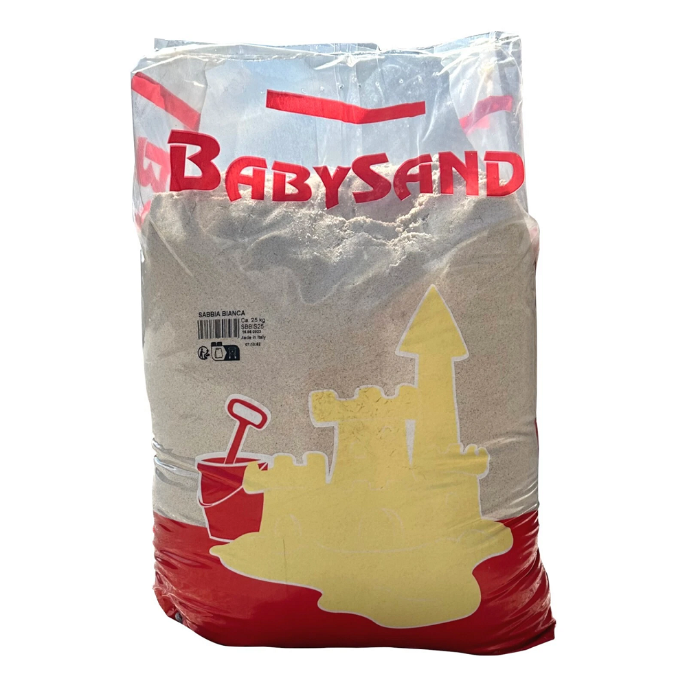 zandobbio sabbia bianca per bambini 25 kg ean 8032679608432