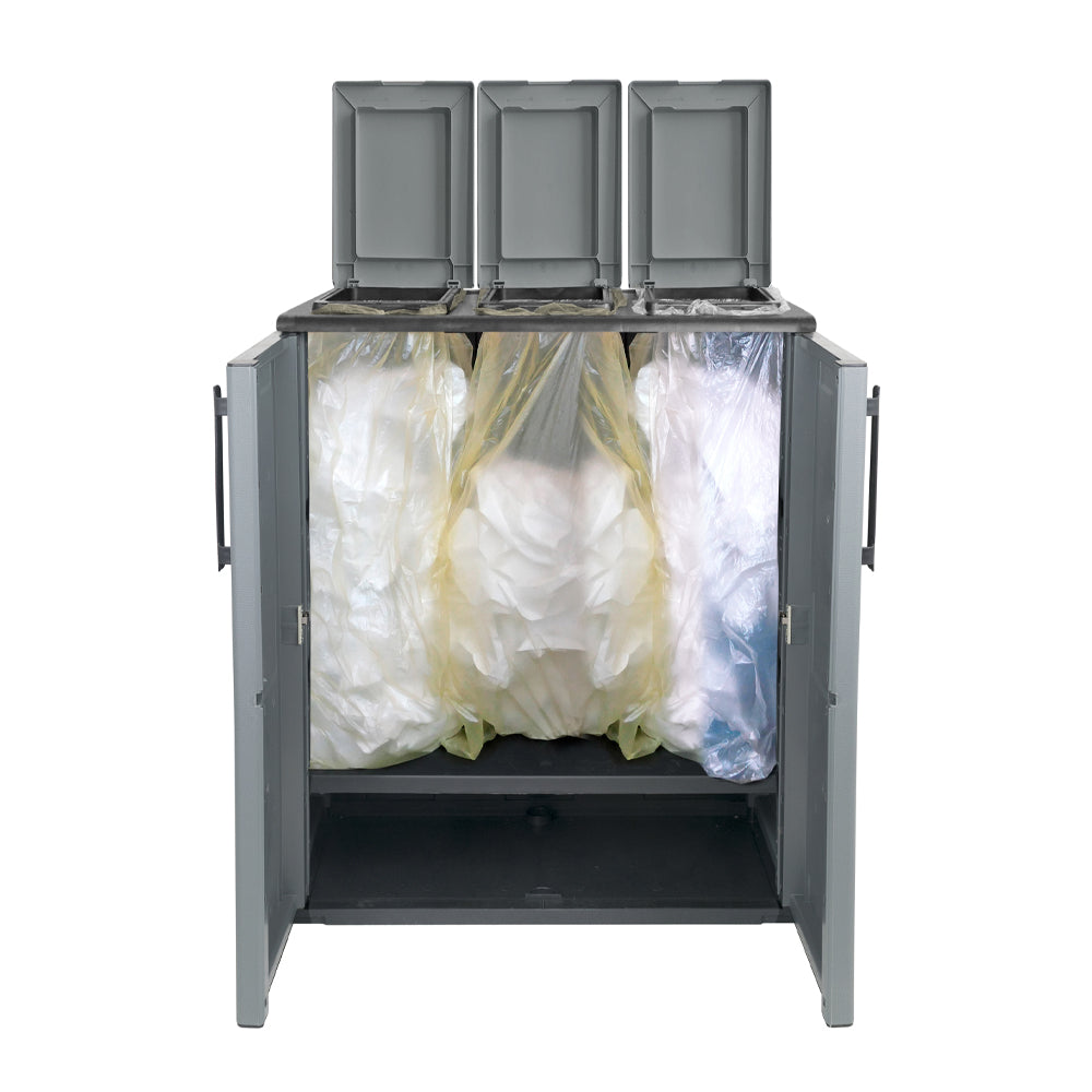art plast mobile esterno pattumiere 68x37x84 3 coperchi ean 8010693124909