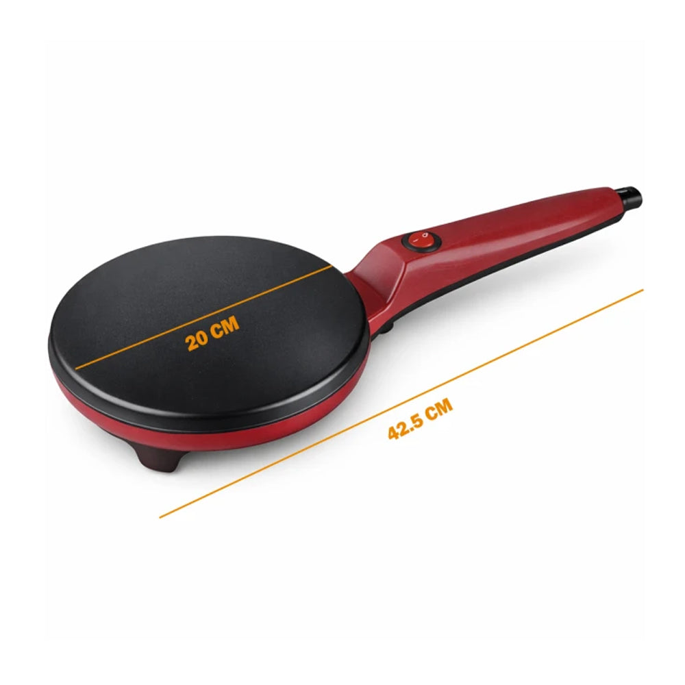 bakaji crepiera rossa con manico 700w ean 8058368390419