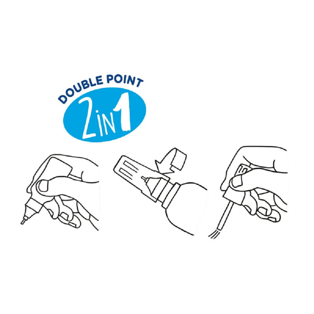 carioca correttore carioca 2 in 1 penna e pennello ean 8003511429997