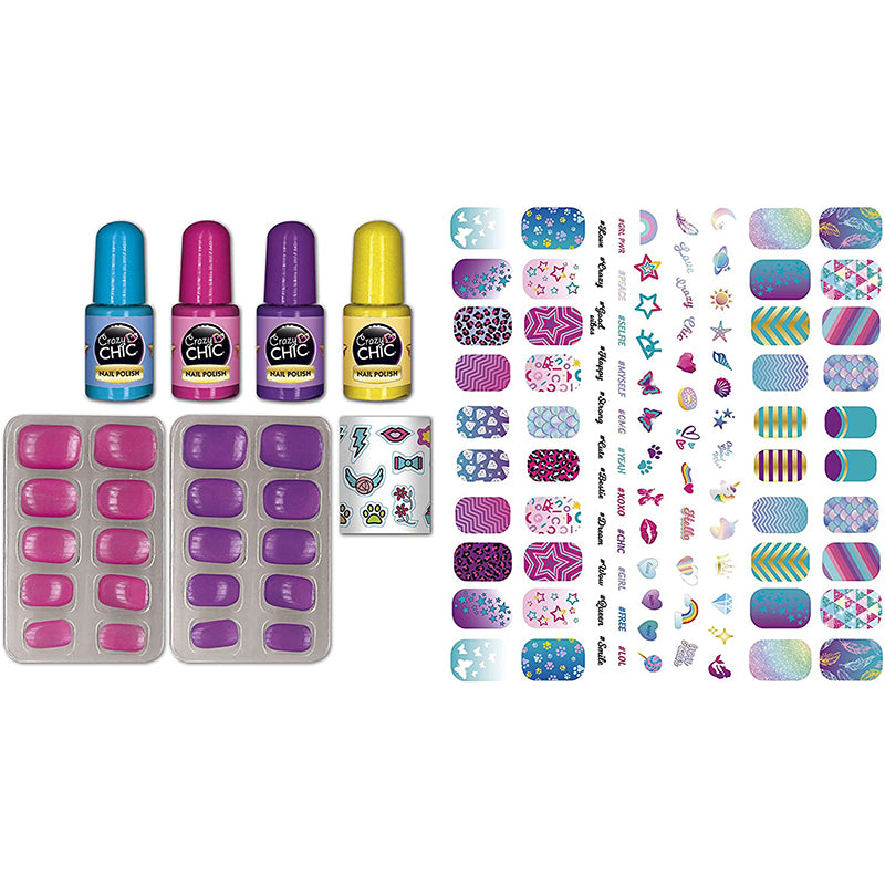 immagine-2-clementoni-clementoni-crazy-chic-nail-glow-in-the-dark-18689-ean-8005125186891