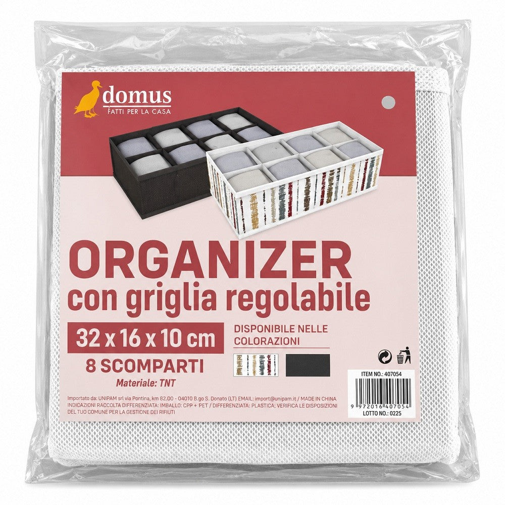 domus organizer cassetti con 8 scomparti ean 9972016407054