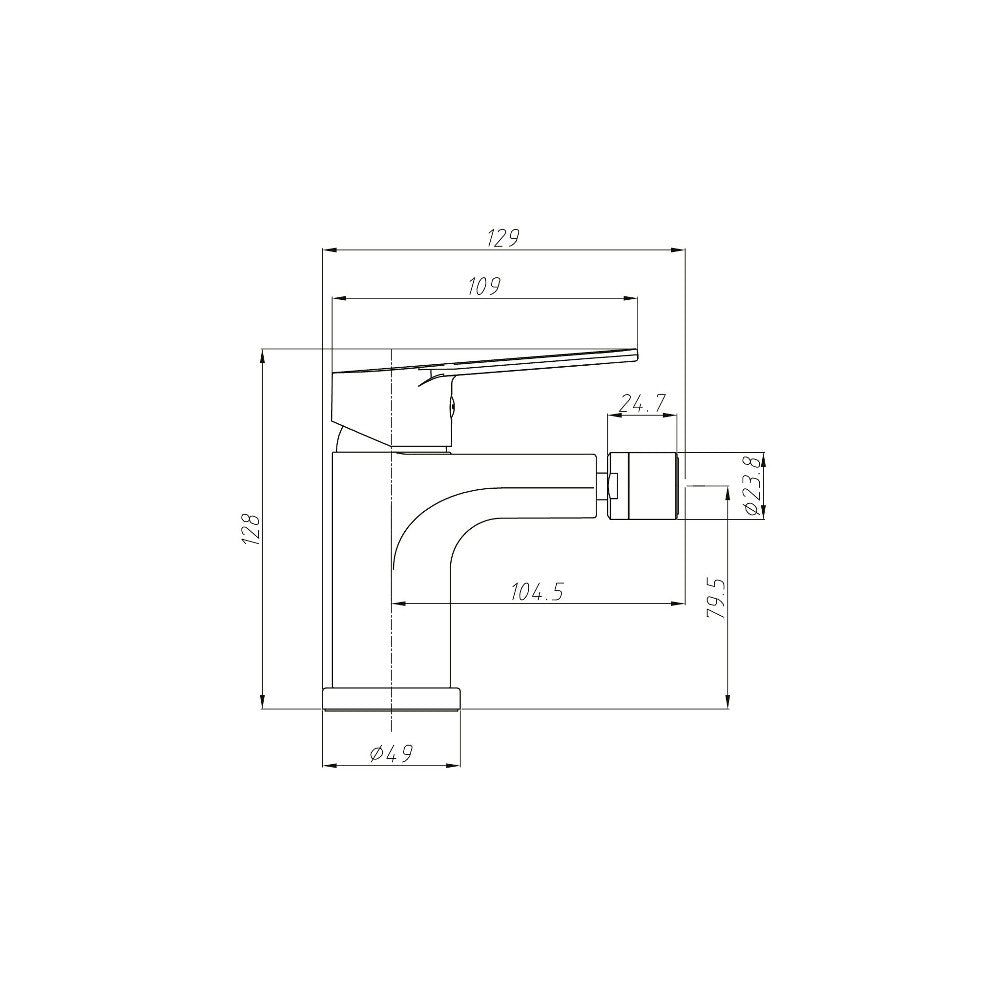 feridras miscelatore bidet eden 35mm 401171 ean 8057737979736