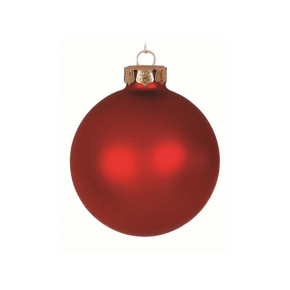 flora palla natale vetro rosse cm6 conf 10pz assortite ean 8009534752715