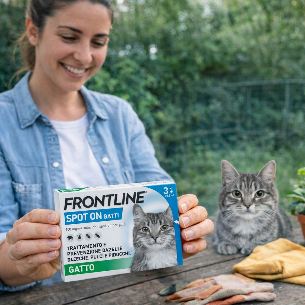 frontline antiparassitario frontline spot on gatti 3 pipette ean 4064951021879