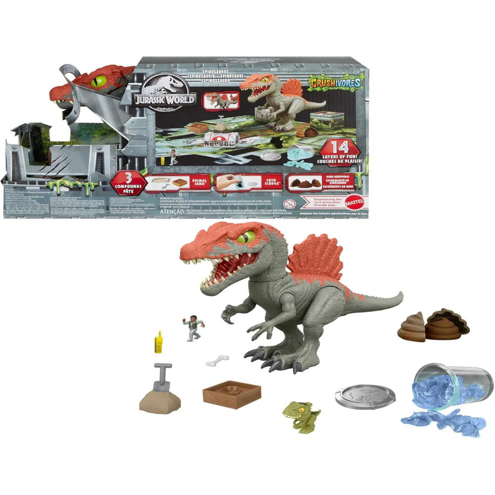 jurassic world jurassic world spinosaurus distruggi gabbie ean 6947731056125